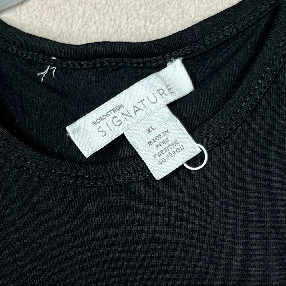Nordstrom Racerback Tank Top-Black-Women’s XL-Simple-Classic-Casual-Exercise - Picture 3 of 7